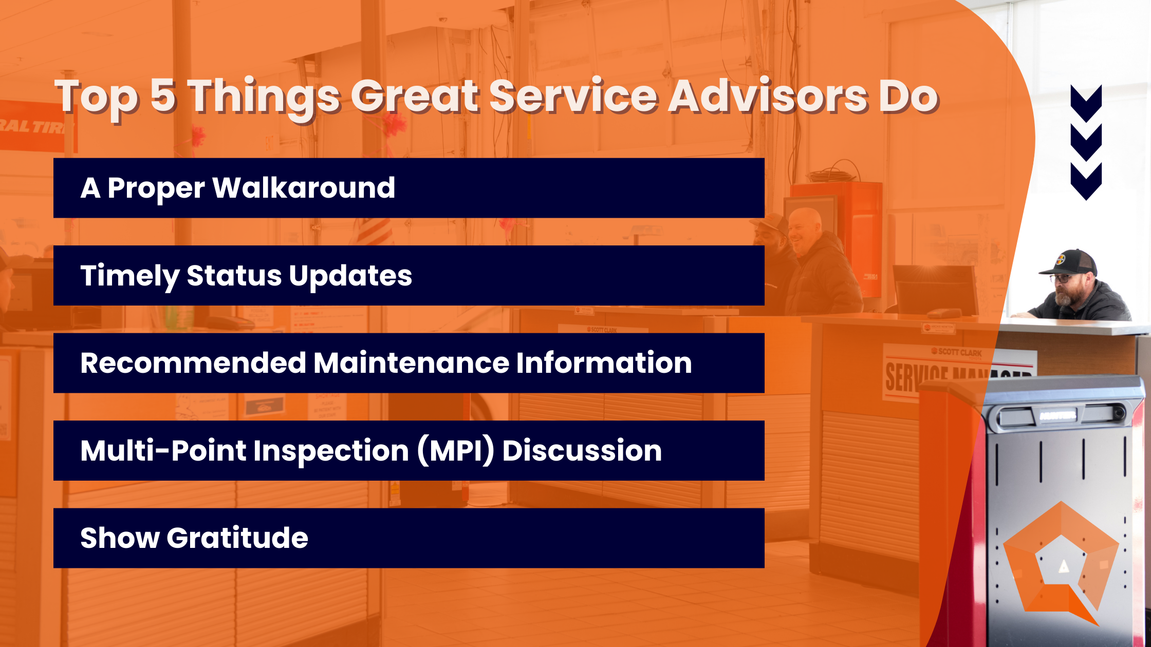 Top 5 Things Great Service Advisors Do